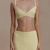 Coleene Pointelle-gebreide top – Lemon Coleene Pointelle-gebreide top – Lemon