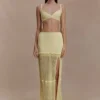 Coleene Pointelle-gebreide top – Lemon Coleene Pointelle-gebreide top – Lemon