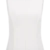 Coraline mouwloze top met panelen – Wit Coraline mouwloze top met panelen – Wit