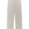 Cyrene linnen broek met wijde pijpen – Oat Marle Cyrene linnen broek met wijde pijpen – Oat Marle