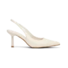 Dasha lakleren slingback-hakken – ivoor Dasha lakleren slingback-hakken – ivoor