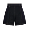 Demi Denim Short met hoge taille – gewassen indigo blauw Demi Denim Short met hoge taille – gewassen indigo blauw