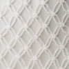 Devlin mini-jurk met macramé-kwastjes – ivoor
