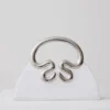 Elianne satijnen frame-clutch – Wit Elianne satijnen frame-clutch – Wit