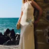 Ellington gebreide maxi-jurk met pailletten – ivoor Ellington gebreide maxi-jurk met pailletten – ivoor