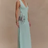Ellington gebreide maxi-jurk met pailletten – Lagoon Ellington gebreide maxi-jurk met pailletten – Lagoon