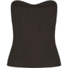 Elodie strapless gebreide top met cups – Chocolade Elodie strapless gebreide top met cups – Chocolade