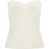 Elodie strapless gebreide top met cups – ivoor Elodie strapless gebreide top met cups – ivoor