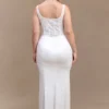 Elsie bustiertop met parels – Wit Elsie bustiertop met parels – Wit