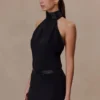 Emilia minirok met kralenband in de taille – Zwart Emilia minirok met kralenband in de taille – Zwart