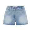 Erin Denim Shorts met middelhoge taille – gewassen lichtblauw Erin Denim Shorts met middelhoge taille – gewassen lichtblauw