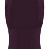 Erina Slinky top met open rug – Aubergine Erina Slinky top met open rug – Aubergine