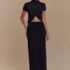 Eris Scuba Jersey Maxi-rok – Zwart Eris Scuba Jersey Maxi-rok – Zwart