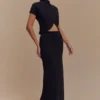 Eris Scuba Jersey Maxi-rok – Zwart Eris Scuba Jersey Maxi-rok – Zwart