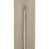 Evan gebreide broek met wijde pijpen – Beige gemêleerd Evan gebreide broek met wijde pijpen – Beige gemêleerd