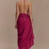 Evie katoenen sarong – Wijnrood Evie katoenen sarong – Wijnrood
