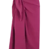 Evie katoenen sarong – Wijnrood Evie katoenen sarong – Wijnrood