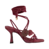 Ezekiel sandalen met hak en bandjes – Wijnrood Ezekiel sandalen met hak en bandjes – Wijnrood