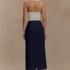 Fallon Denim Midirok – Indigoblauw Fallon Denim Midirok – Indigoblauw