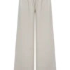 Gabby linnen broek met rechte pijpen – naturel Gabby linnen broek met rechte pijpen – naturel