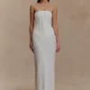 Gemma strapless maxi-jurk met versieringen – ivoor Gemma strapless maxi-jurk met versieringen – ivoor