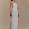 Gemma strapless maxi-jurk met versieringen – ivoor Gemma strapless maxi-jurk met versieringen – ivoor