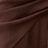 Gia satijnbroek met geknoopte tailleband – Chocoladebruin Gia satijnbroek met geknoopte tailleband – Chocoladebruin