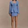 Gina-minirok – Oceaanblauw Gina-minirok – Oceaanblauw