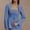 Gina-minirok – Oceaanblauw Gina-minirok – Oceaanblauw
