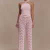 Glinda gehaakte broek – Babyroze Glinda gehaakte broek – Babyroze
