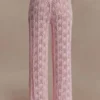 Glinda gehaakte broek – Babyroze Glinda gehaakte broek – Babyroze