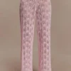 Glinda gehaakte broek – Babyroze Glinda gehaakte broek – Babyroze