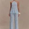 Glinda gehaakte broek – lichtblauw Glinda gehaakte broek – lichtblauw