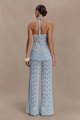 Glinda gehaakte broek – lichtblauw