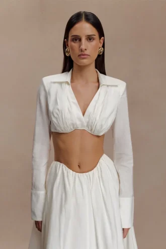 Greta shirt-bh – Wit