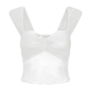 Guinevere kanten en mesh top – ivoor Guinevere kanten en mesh top – ivoor