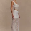 Guinevere kanten en mesh top – ivoor Guinevere kanten en mesh top – ivoor