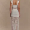 Guinevere kanten en mesh top – ivoor Guinevere kanten en mesh top – ivoor