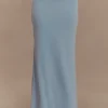 Haven Slinky Twist Midi-rok – Lichtblauw Haven Slinky Twist Midi-rok – Lichtblauw