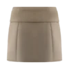 Hayes mini-rok met riem van imitatiesuède – Zand