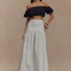 Herfst maxi-rok – Wit