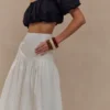 Herfst maxi-rok – Wit
