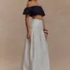 Herfst maxi-rok – Wit