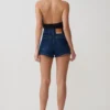 Dan Diamante Denim Shorts – Midnight Blue Dan Diamante Denim Shorts – Midnight Blue
