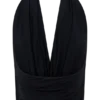 Huyen Modal Top met Cowl-hals – Zwart Huyen Modal Top met Cowl-hals – Zwart