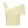 Irene gerimpelde gebreide top – Lemon Irene gerimpelde gebreide top – Lemon