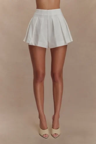 Issy katoenen Shorts – Wit