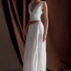 Jacinda katoenen maxi-rok – Wit Jacinda katoenen maxi-rok – Wit