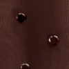 Jackie lange top met strass – Chocoladebruin Jackie lange top met strass – Chocoladebruin