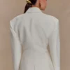 Jameson getailleerde linnen blazer – Oat Marle Jameson getailleerde linnen blazer – Oat Marle